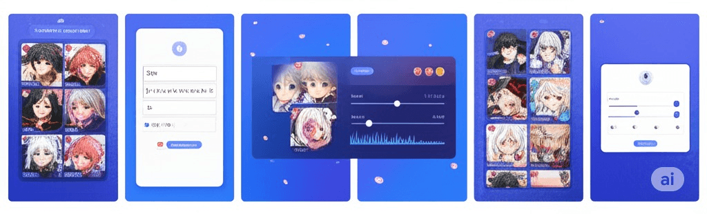 Fluxo de trabalho do gerador de voz de anime